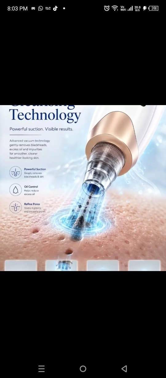 "Solvix™ Professional Pore Cleansing Blackhead Remover – Get Clear & Glowing Skin"