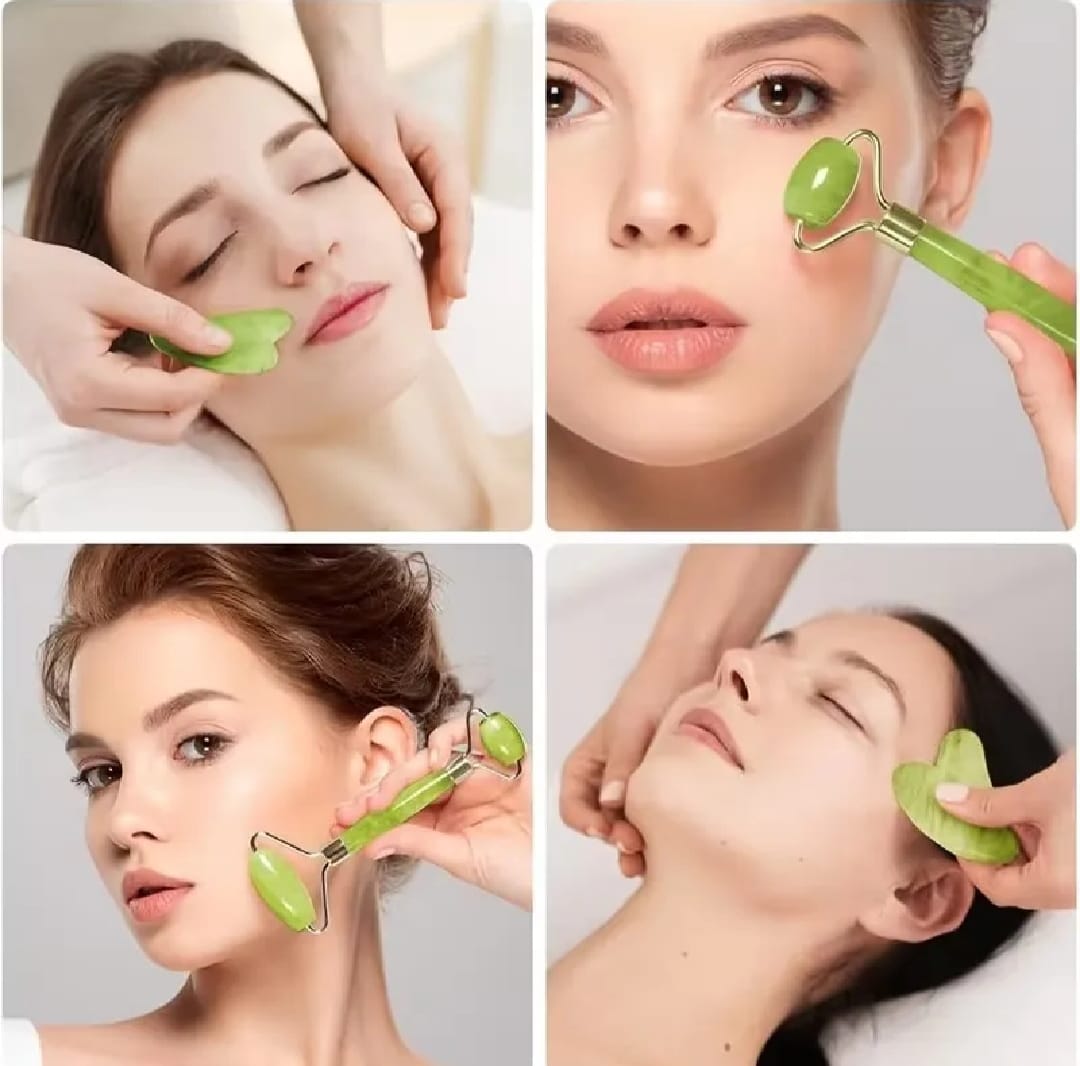 "Puffy eyes aur dull skin? Solvix Jade Roller ke sath payen 'Instant Natural Lift'! ✨"